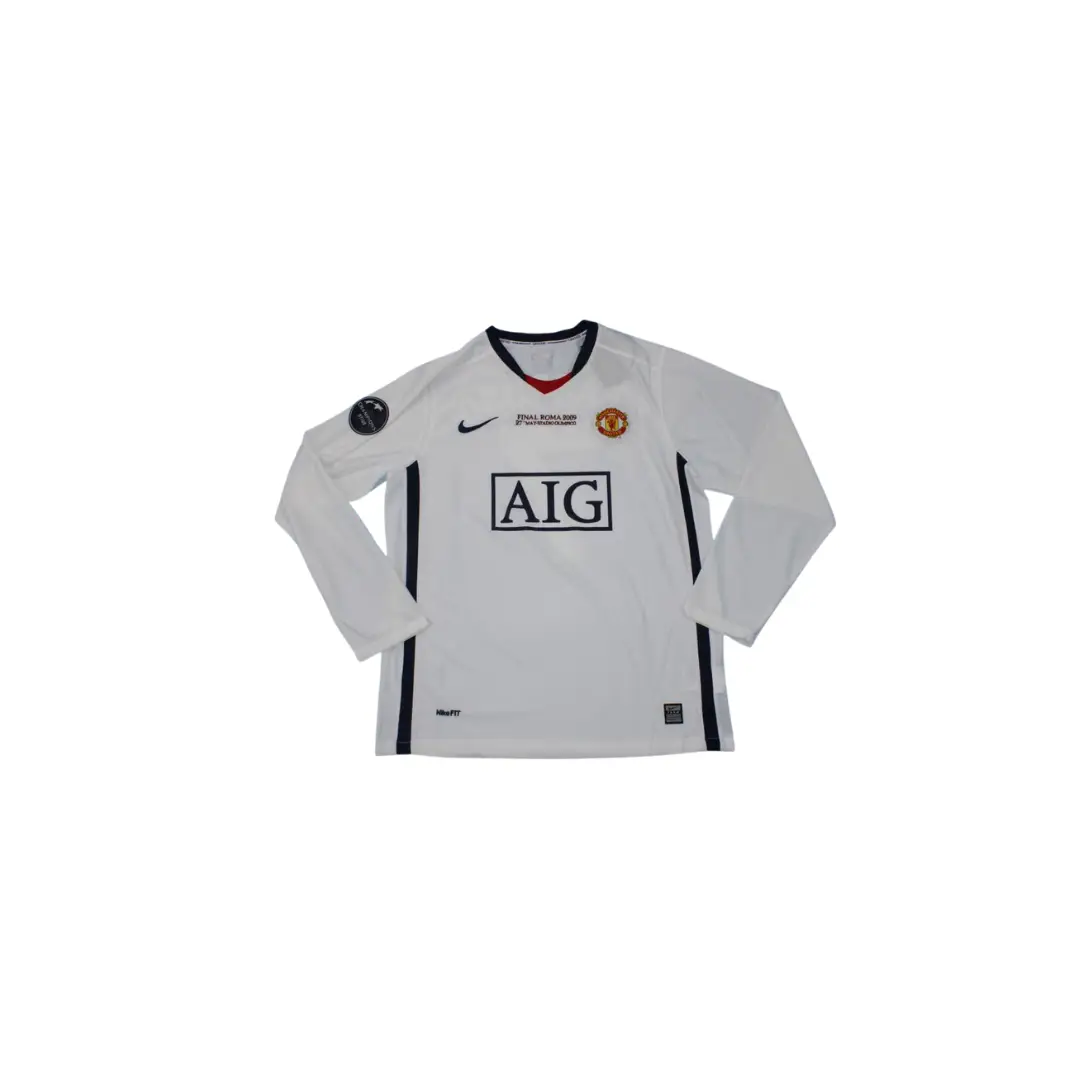 Camiseta Retro Manchester United 2008/09 Manga Larga