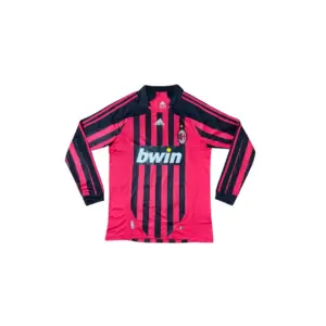 Camiseta Retro AC Milán 2007/08 Manga Larga