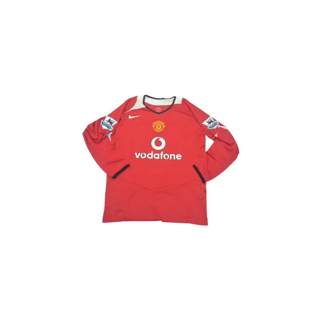 Camiseta Retro Manchester United 2004/06 Manga Larga