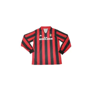 Camiseta Retro AC Milán 1988/89 Manga Larga