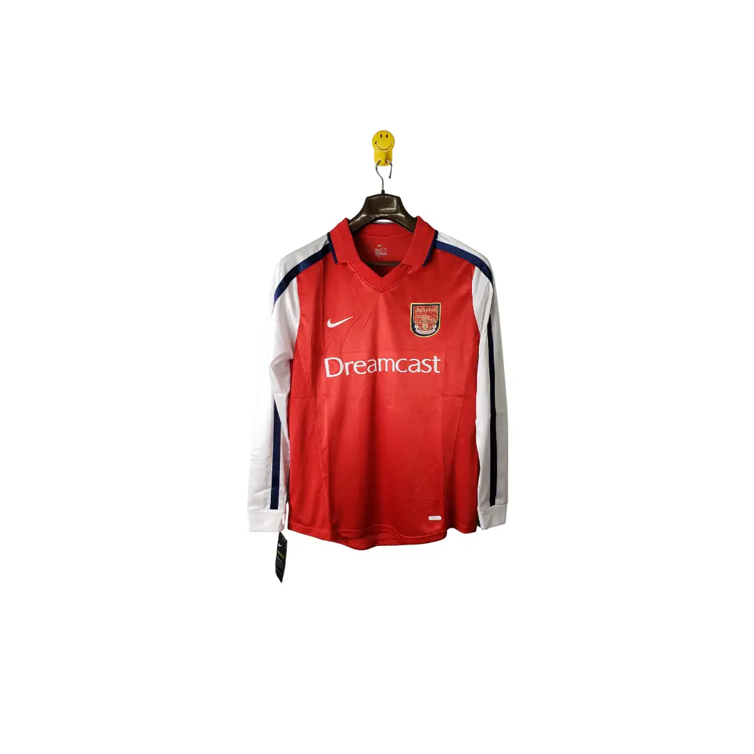 Camiseta Retro Arsenal Football Club 2000 Manga Larga
