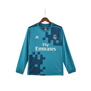 Camiseta Retro Real Madrid 2017/18 Manga Larga