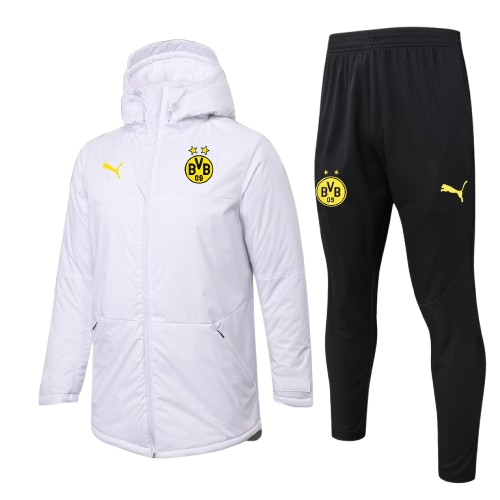 Chándal con Chaquetón Borussia Dortmund | Blanco Chándal con Chaquetón Borussia Dortmund | Blanco
